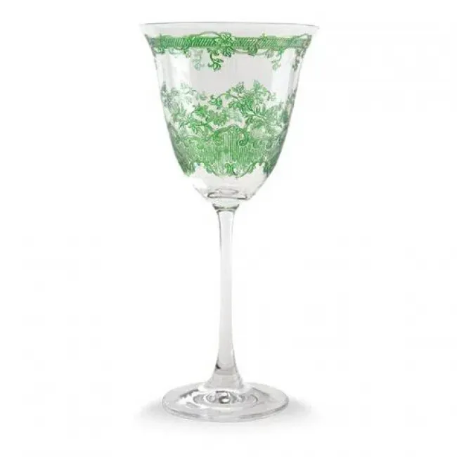 Giardino Green Wine Glass