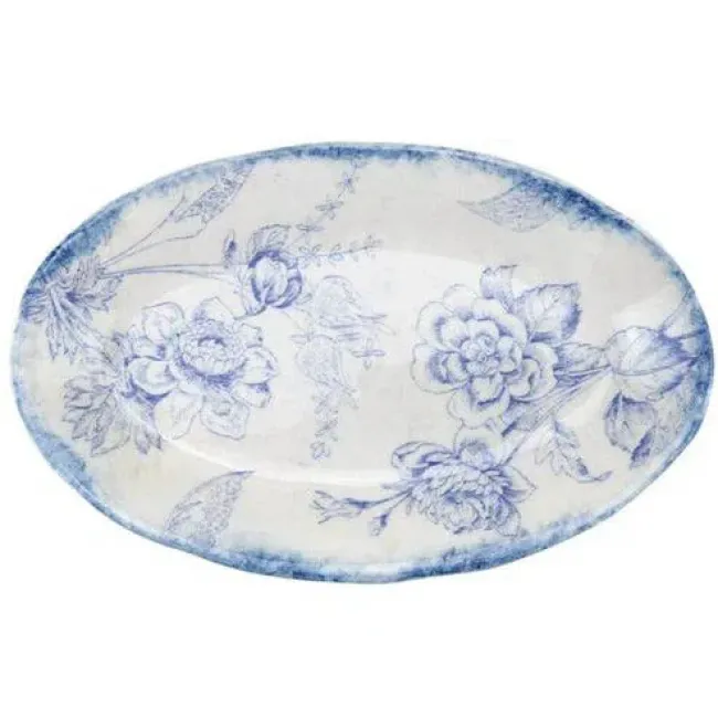 Giulietta Blue Small Oval Dish 9"L x 5.5"W