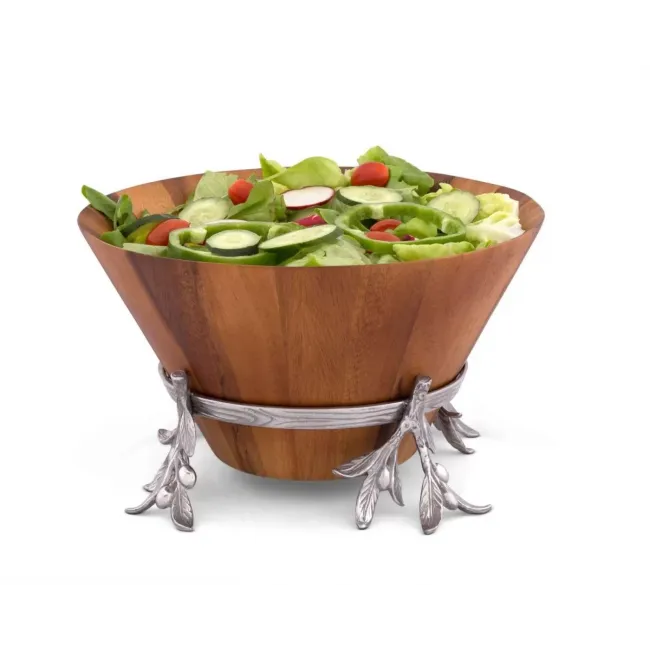 Olive Grove Wood Salad Bowl
