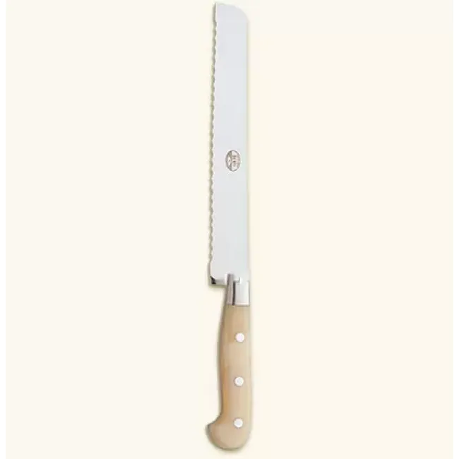 White Lucite Bread Knife