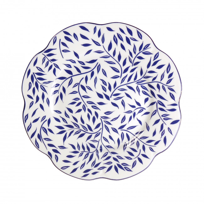 Olivier Blue Round Flat Platter
