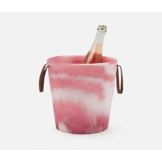 Wesley Pink Swirled Resin Champagne Bucket