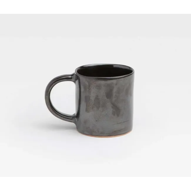 Marcus Black Glaze Mug Stoneware, Pack of 4