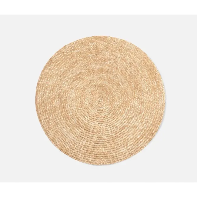 Mila Natural Round Placemat Straw, Pack of 4