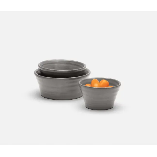 Leon Cement Glaze Small Nesting Bowls Set/3