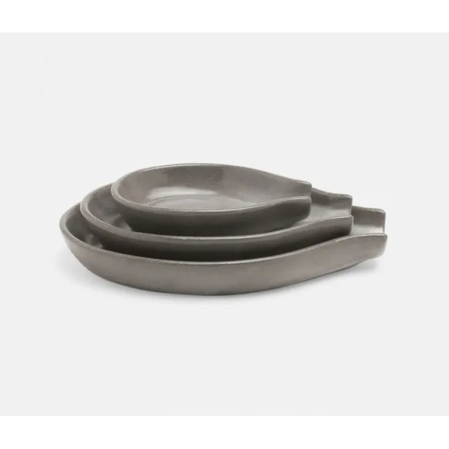 Marcus Cement Glaze Spoon Rest Stoneware Set of 3