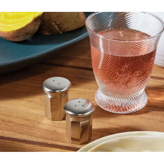Arte Italica Tavola Petite Pewter Salt & Pepper Grinder Set