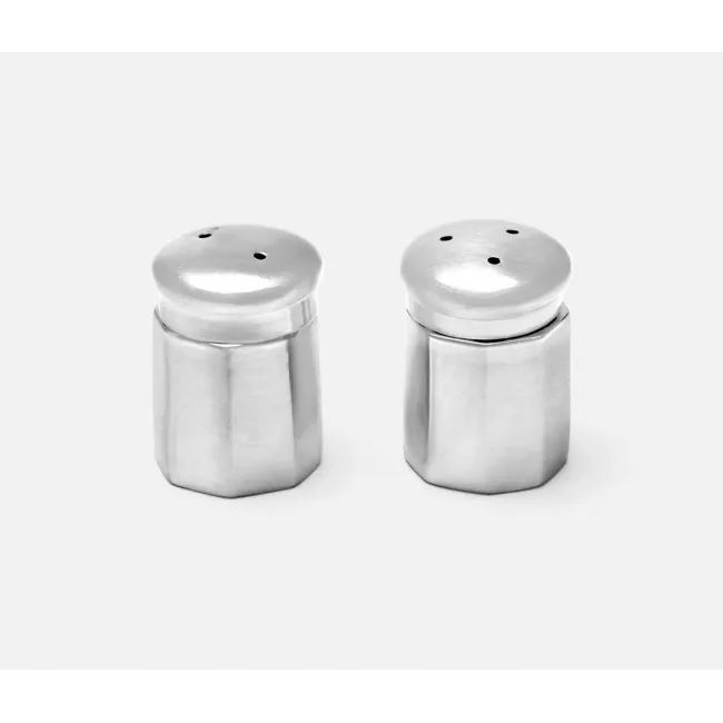 Duke Pewter Set of 2 Salt And Pepper Shakers Mini Metal Boxed