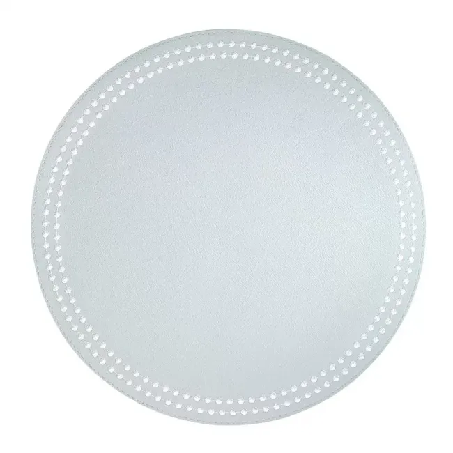Pearls Celadon White Placemats, Set of Four