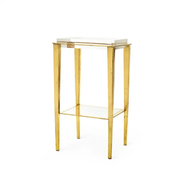 Kimberly Side Table Gold Leaf