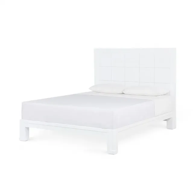 Patricia Queen Headboard With Bed Frame, Vanilla