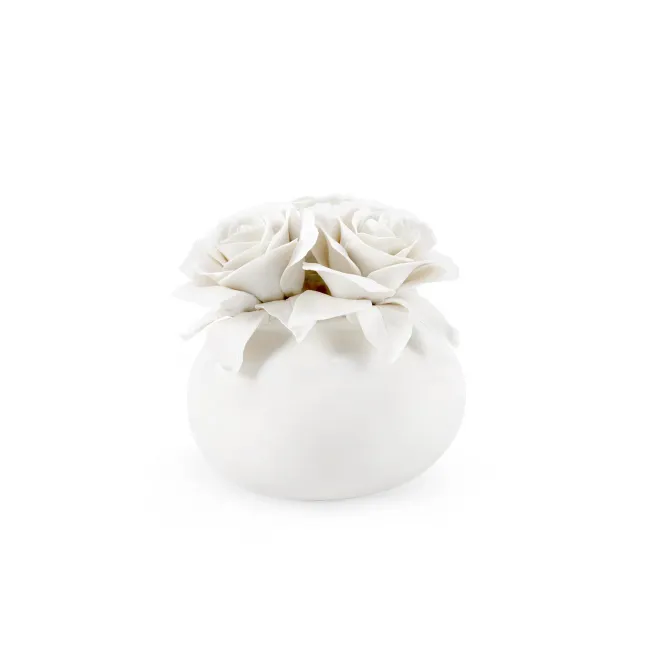 Rose Bouquet Blanc de Chine