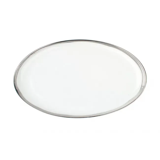 Dauville Platinum Oval Platter Small