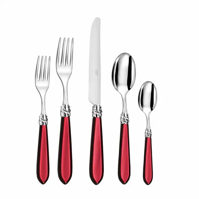 Diana Red Pastry Fork