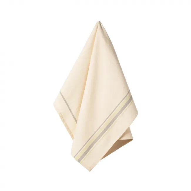 Kitchen Towels French Stripes Dove Grey Set 2 Kitchen Towels 27.5'' x 19.75''