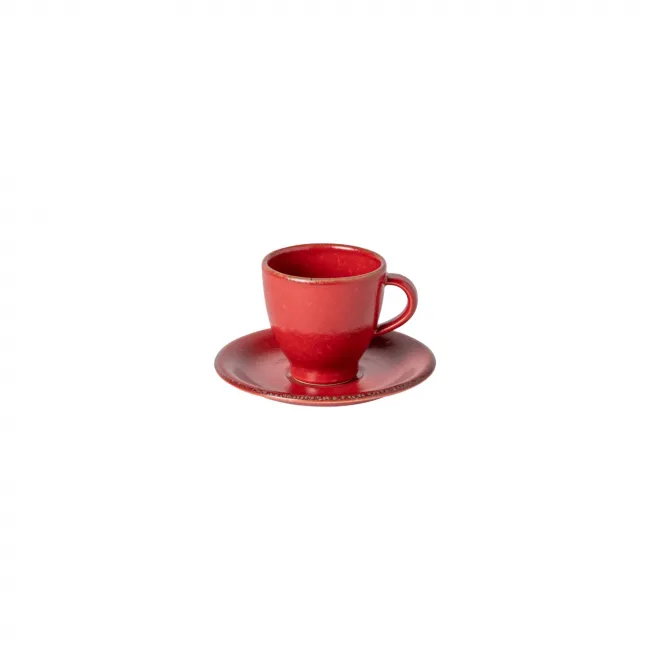 Positano Amora Coffee Cup & Saucer 3.25'' X 2.5'' H2.5 | 3 Oz. D4.75''