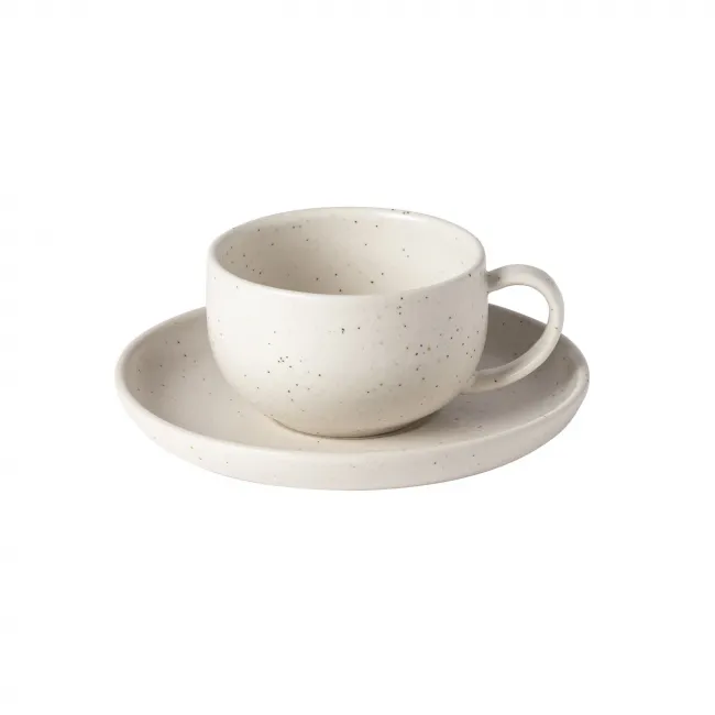 Pacifica Vanilla Tea Cup And Saucer 4.5'' x 3.75'' H2.25'' | 7 Oz.
