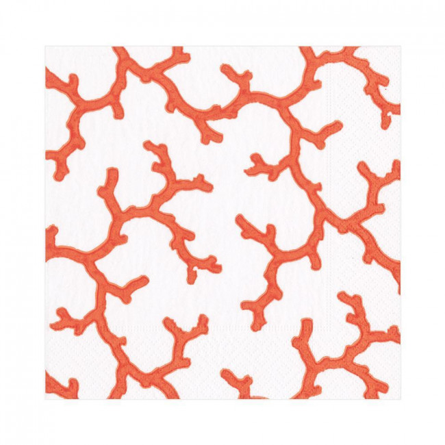 The Coral Sea Paper Luncheon Napkins Coral, 20 Per Pack