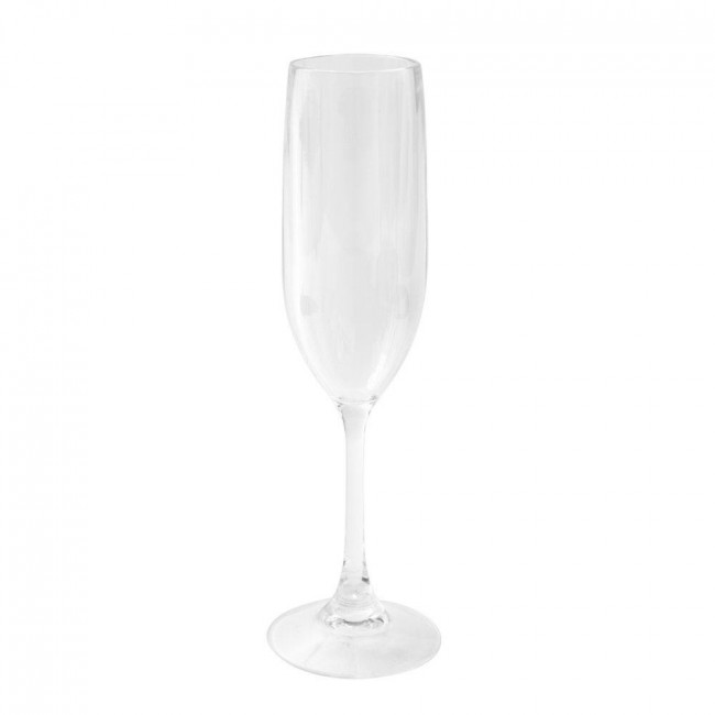 Acrylic Champagne Flute Crystal Clear