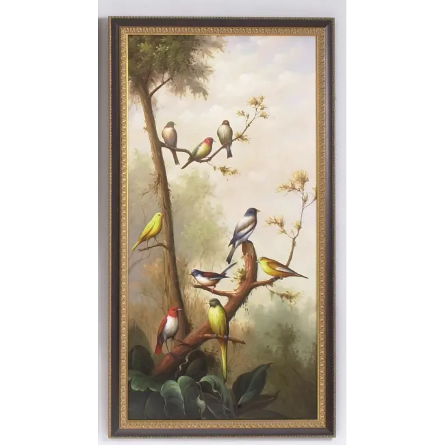 Song Birds A Hand Painted Oil