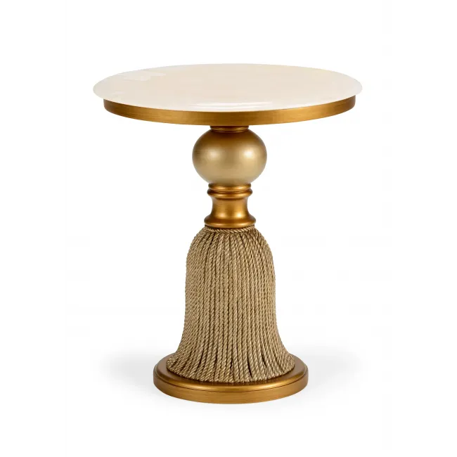 Tassel Side Table Gold
