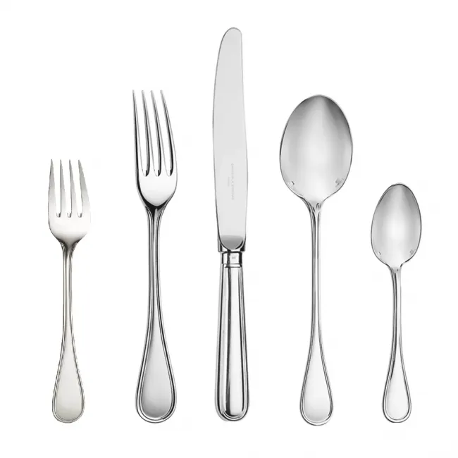 Christofle Albi Sterling Silver 5Pc Setting (Dinner Fork, Dinner Knife