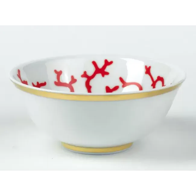Cristobal Coral Chinese Soup Bowl Rd 4.68503"