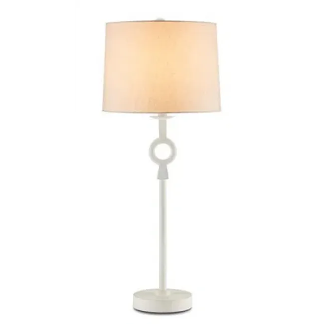 Germaine White Table Lamp