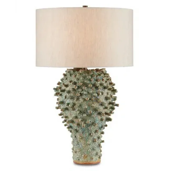 Sea Urchin Green Table Lamp