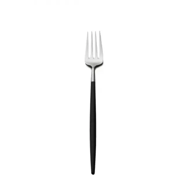 Goa Black Handle/Steel Matte Dessert Fork 7.4 in (18.7 cm)
