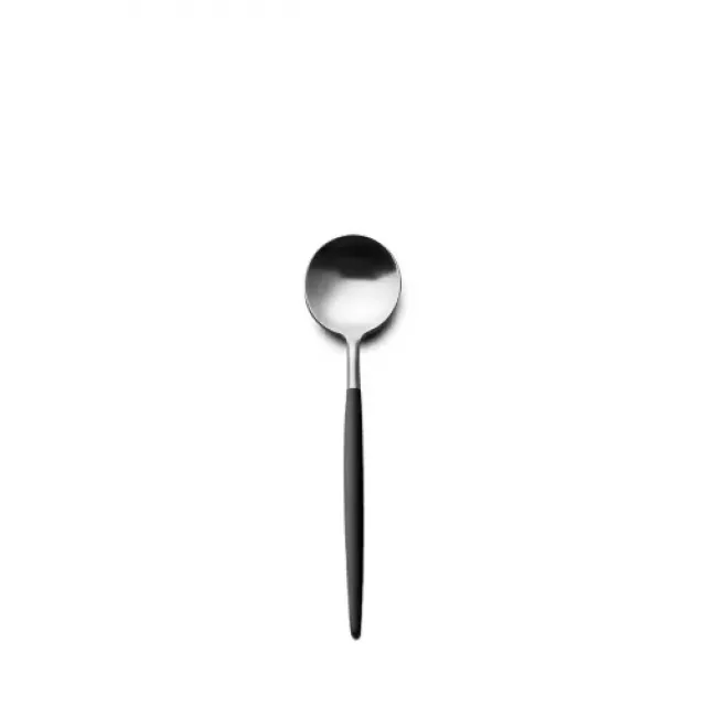 Goa Black Handle/Steel Matte Coffee/Tea Spoon 5 in (12.7 cm)