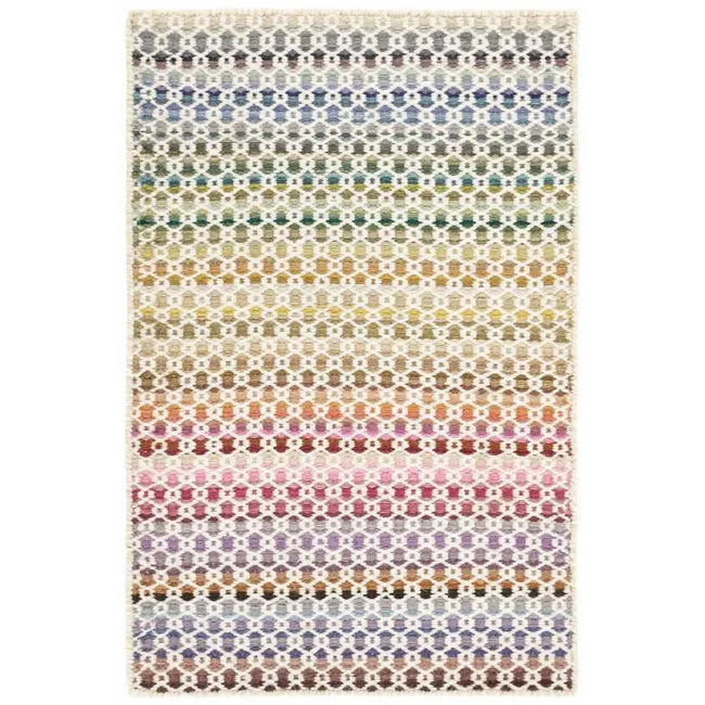 Poppy Multi Handwoven Wool Runner 2.5' x 8'