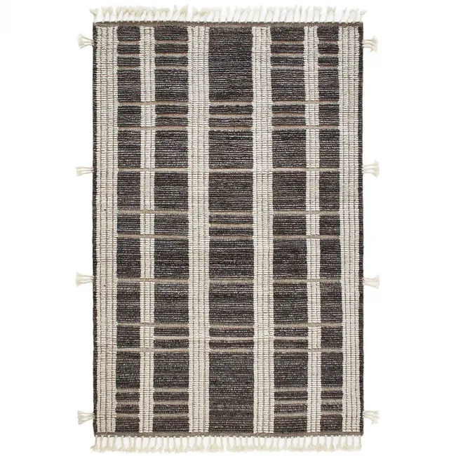 Tory Grey/Ivory Hand Knotted Wool Runner 2.5' x 8'