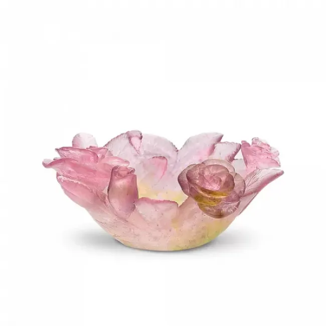 Roses Pink Shallow Dish (Special Order)