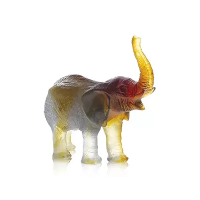Green Amber Elephant by Jean-François Leroy (Special Order)