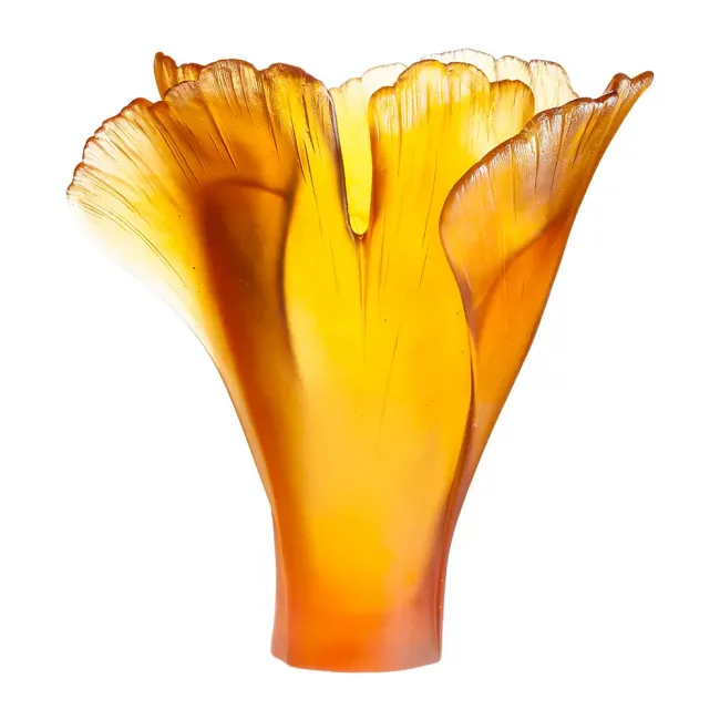 Ginkgo Amber Vase (Special Order)
