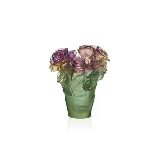 Rose Passion Green & Pink Vase (Special Order)
