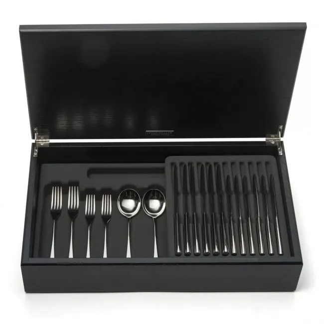 Pride Silverplated Black Silverplated 44-Piece Canteen