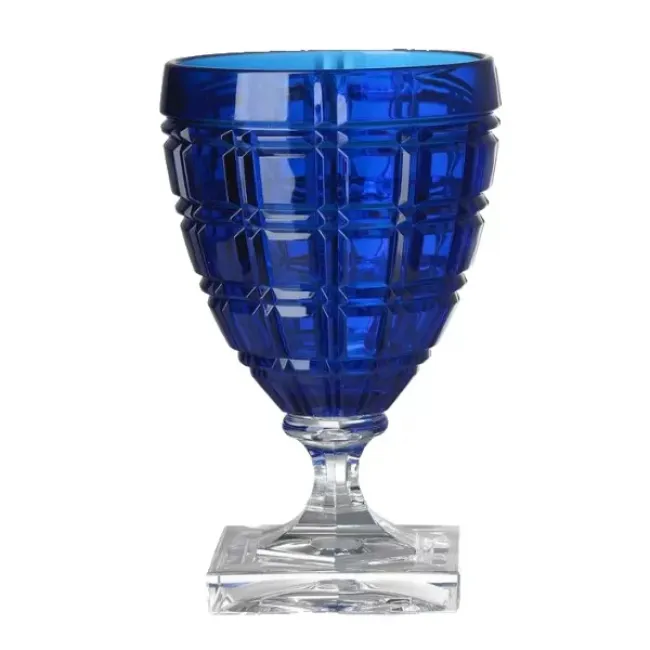 Winston Water Blue H 5.5" x Diam 3.5", 10 oz