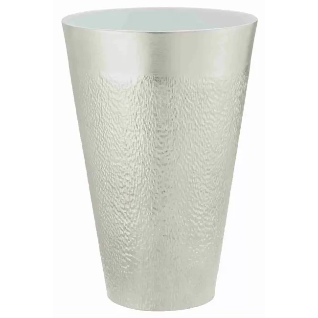 Mineral Irise Pearl Grey Vase Rd 3.31" in a gift box