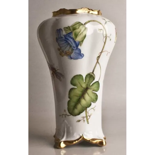 Studio Collection Blue Flower Antique Vase 9 in High