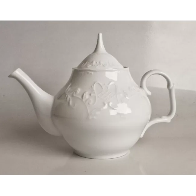 Simply Anna White Teapot