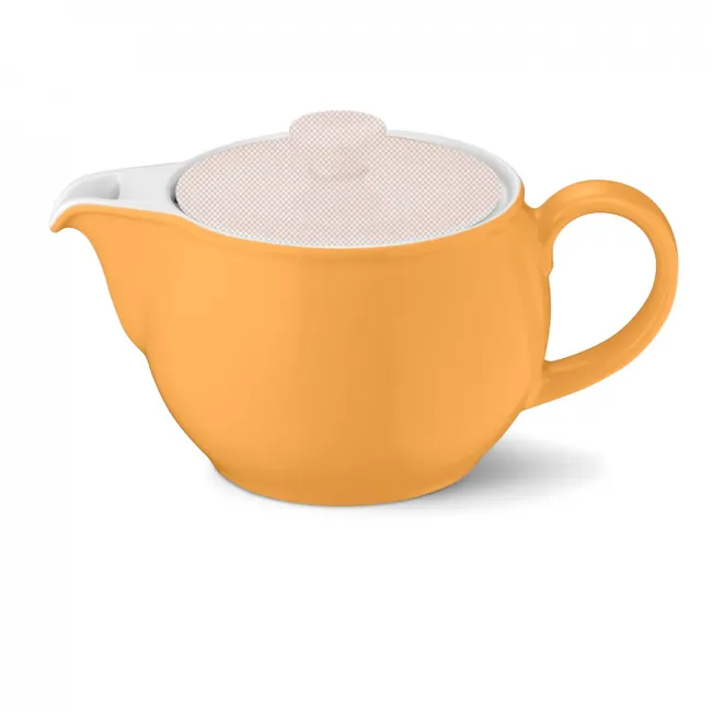 Solid Color Teapot Without Lid 1.1L Tangerine