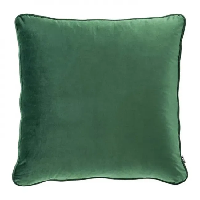 Roche Green Velvet Throw Pillow