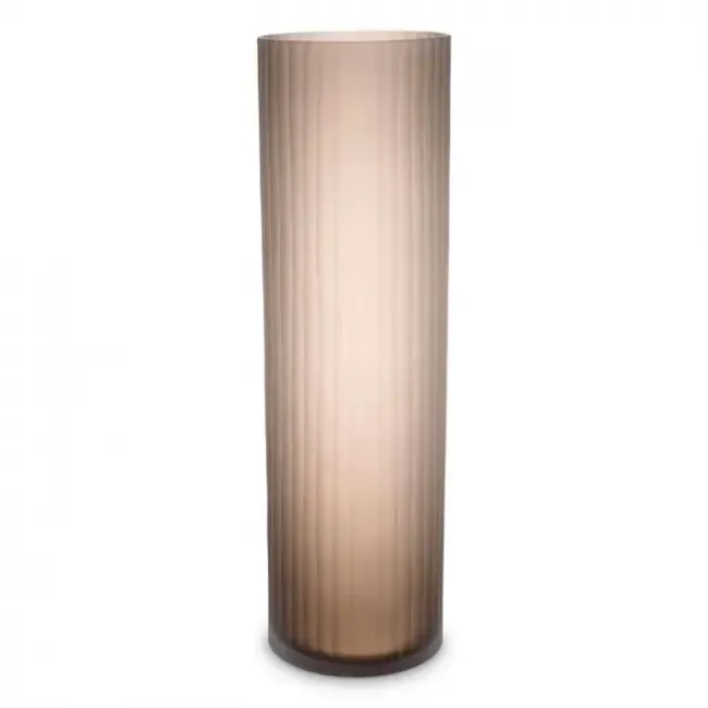Vase Haight Large Frosted Brown