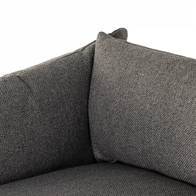 Four Hands Habitat Sofa 96" Fallon Charcoal Gracious Style