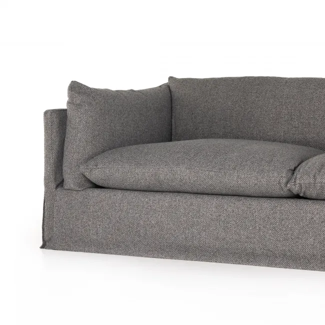 Four Hands Habitat Sofa 96" Fallon Charcoal Gracious Style