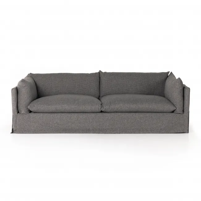 Four Hands Habitat Sofa 96" Fallon Charcoal Gracious Style