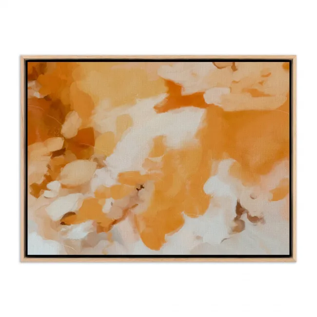 Golden Days by Patricia Vargas 60" x 40" White Oak Floater