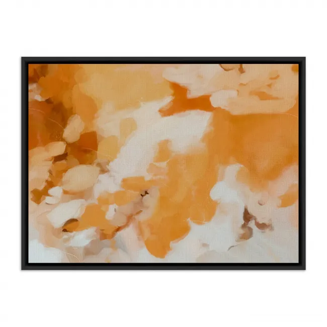 Golden Days by Patricia Vargas 48" x 36" Black Maple Floater
